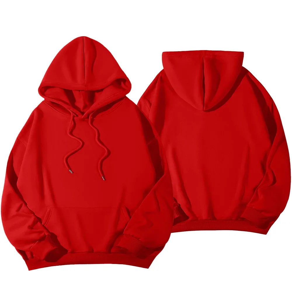 Women's Hoodies Pullover Spring Autumn Casual Hoodie 2026 Sweatshirts Solid Color Hoodies Oversize Black Sweatshirt Women Top