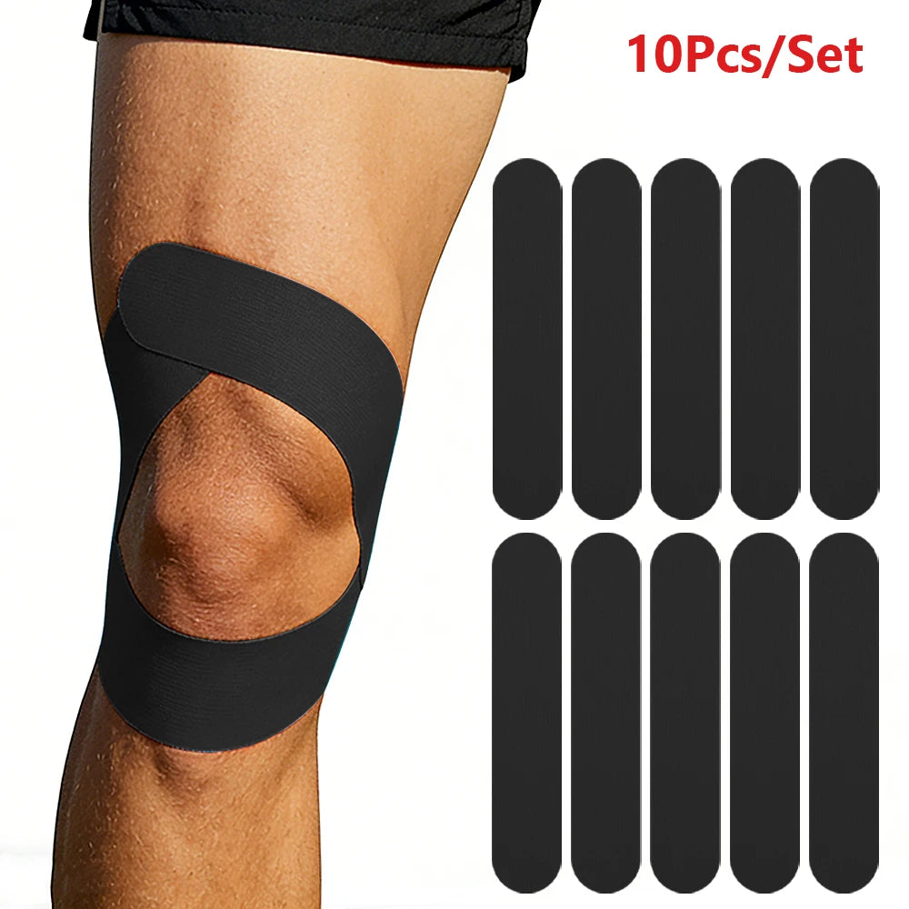 10/20/30Pcs Kinesiology Tape Waterproof Elastic Athletic Tape, Knee Support Muscle Pain Relief for Gym,Run,Tennis,Swim,Football