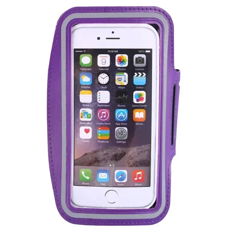 Mobile Phone Armband Outdoor Sports Smart 5.5inch Phone Holder Gym Running Phone Bag Arm Band Cases for Samsung iPhone Holder