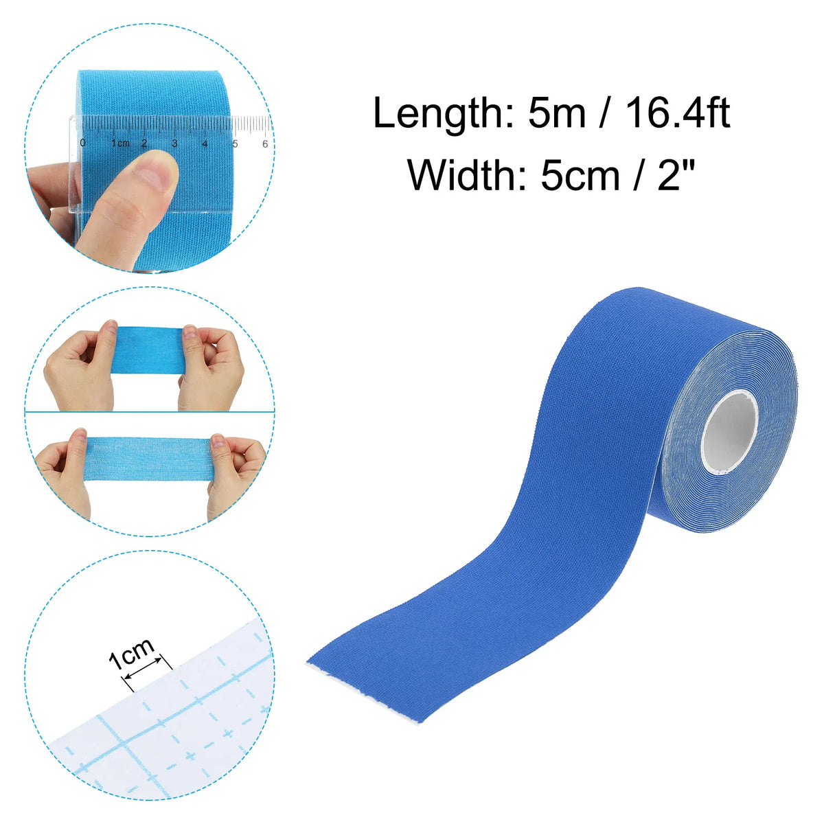 Aerial Hoop Tape Athletic Tape Adhesive Non-Slip Grip Tape Yoga Rig Sport Tape for Wrapping Exercises Gymnastics 16.4ft Colorful