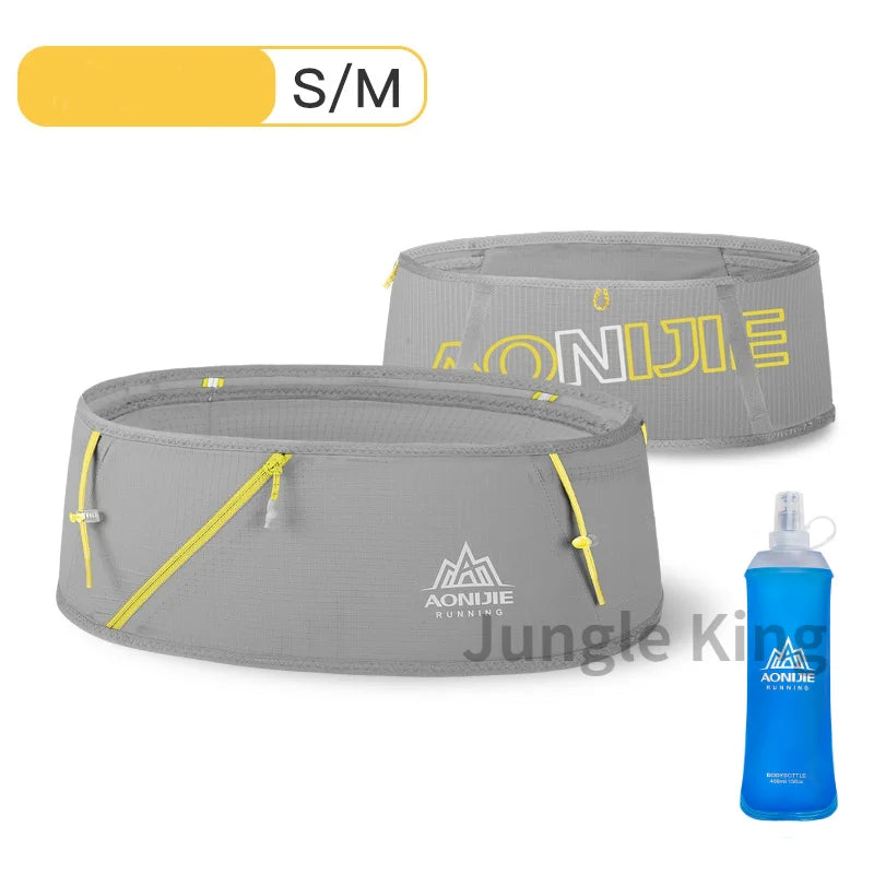 AONIJIE W8101 New 450ML Belt Hydration Waist Pack Ultralight Waist Bag Phone Holder for Outdoor Trailing Running Camping Hiking