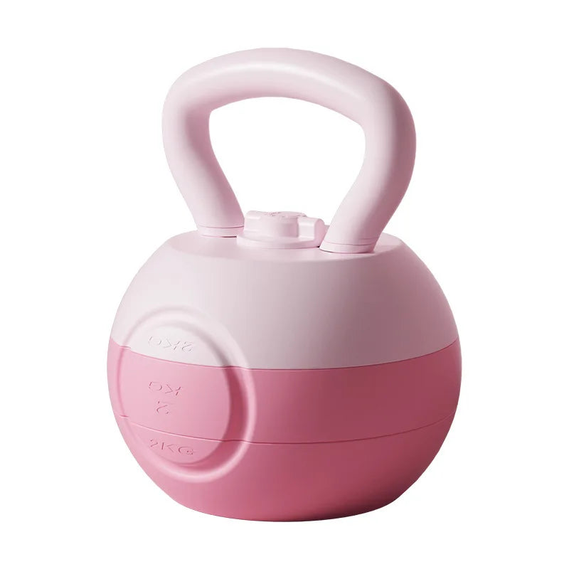 Adjustable Water Fillable Kettlebell 2-10KG Variable Weight Kettle Bell Portable Home Gym Equipment for Full Body Glute Leg