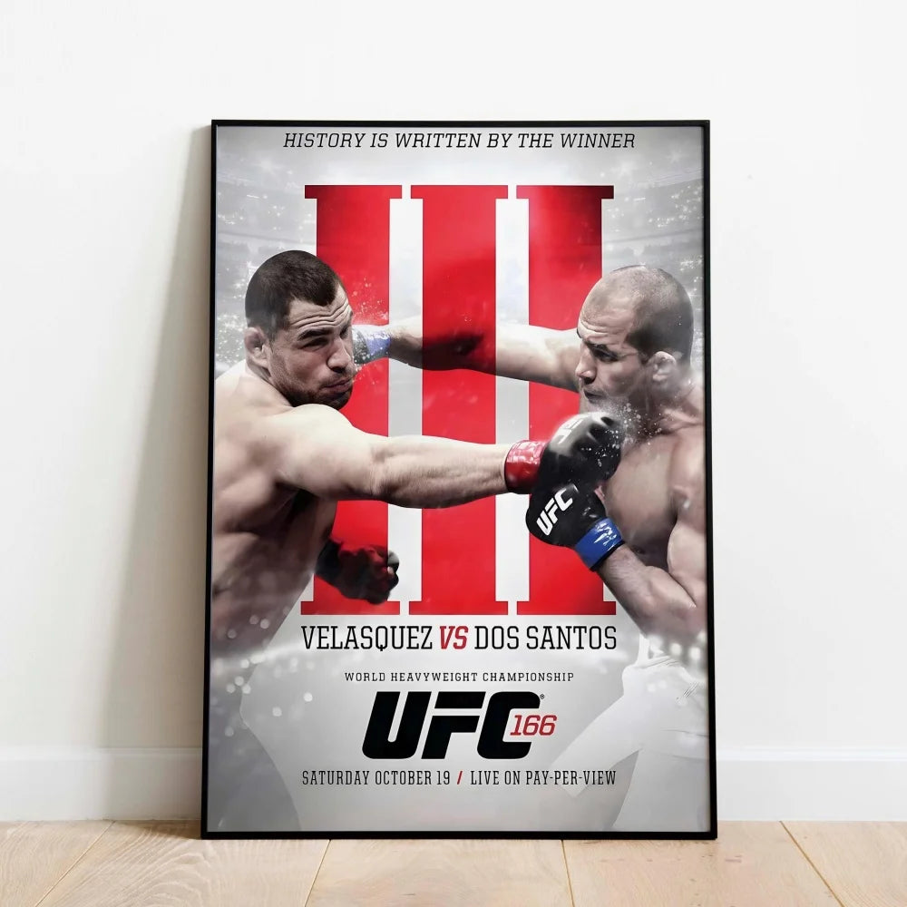 Famous Boxing Legends Posters Fighting UFC 143-180 JONES ALDO Poster Canvas Print Painting Wall Decor Gym Home Mural Cuadros