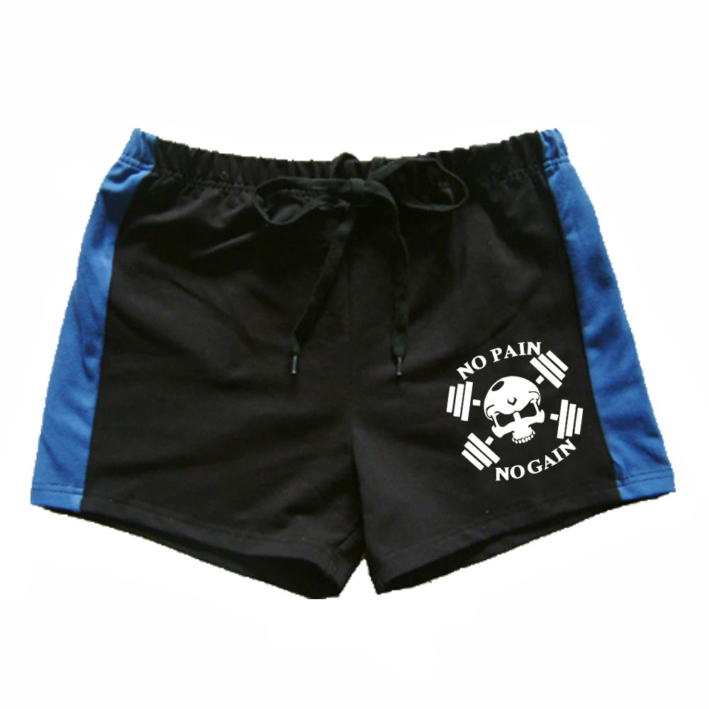 Quick Dry Running Shorts Men Solid Sports Clothing Fitness Bodybuilding Short Pants Sport Homme Gym Training Beach Shorts Length