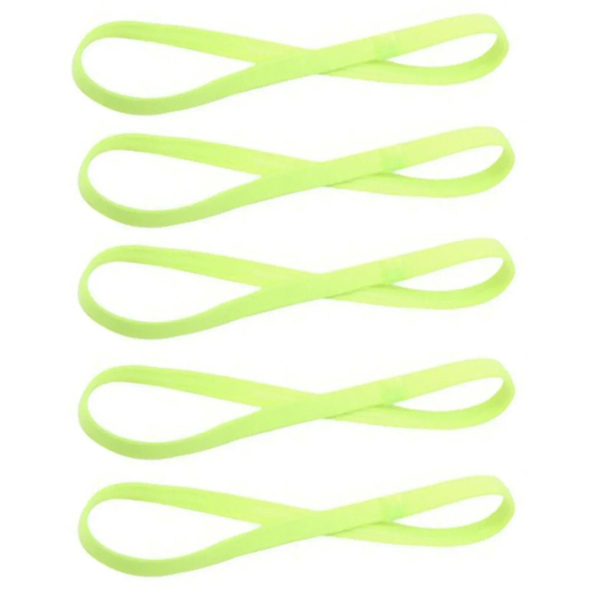 1/5pcs Candy Color Women Men Yoga Hair Bands Sports Headband Girls Sport Anti-slip Elastic Rubber Sweatband Football Running