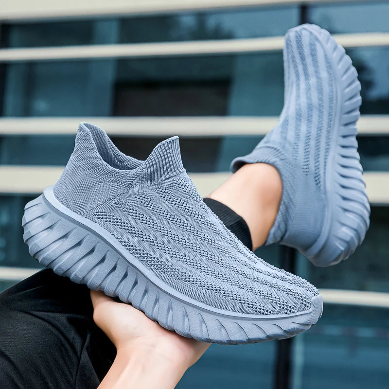 Men's One Foot Walking Shoes Anti Slip Running Shoes, Breathable Thick Soled Shoe Lightweight Fitness Casual Sneakers for Women