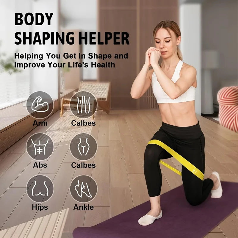 Fitness Resistance Bands Set Rubber Loop Strength Training Workout Expander Yoga Gym Equipment Elastic Pilates Gym Sports