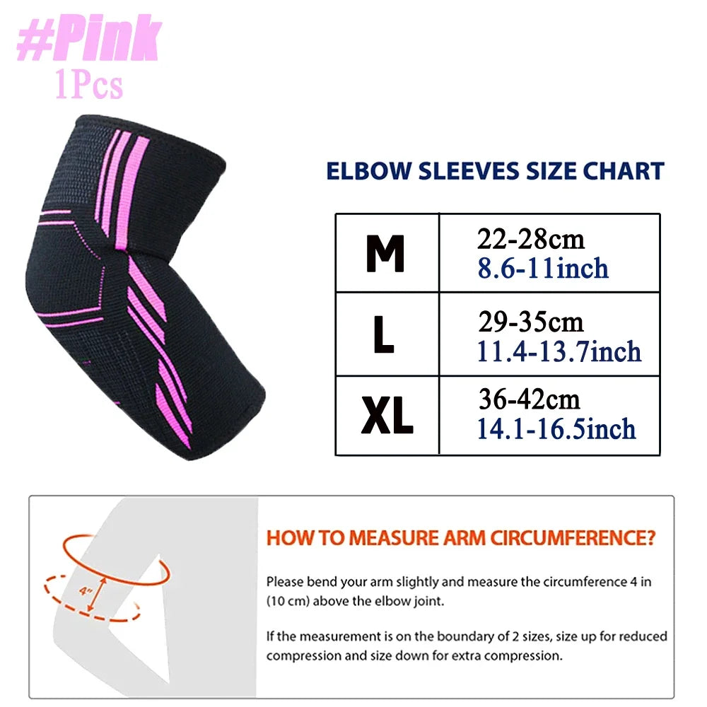 JUUMMP Sports Elbow Brace Compression Support Sleeve for Tendonitis, Tennis Elbow, Golf Elbow Treatment, Reduce Joint Pain