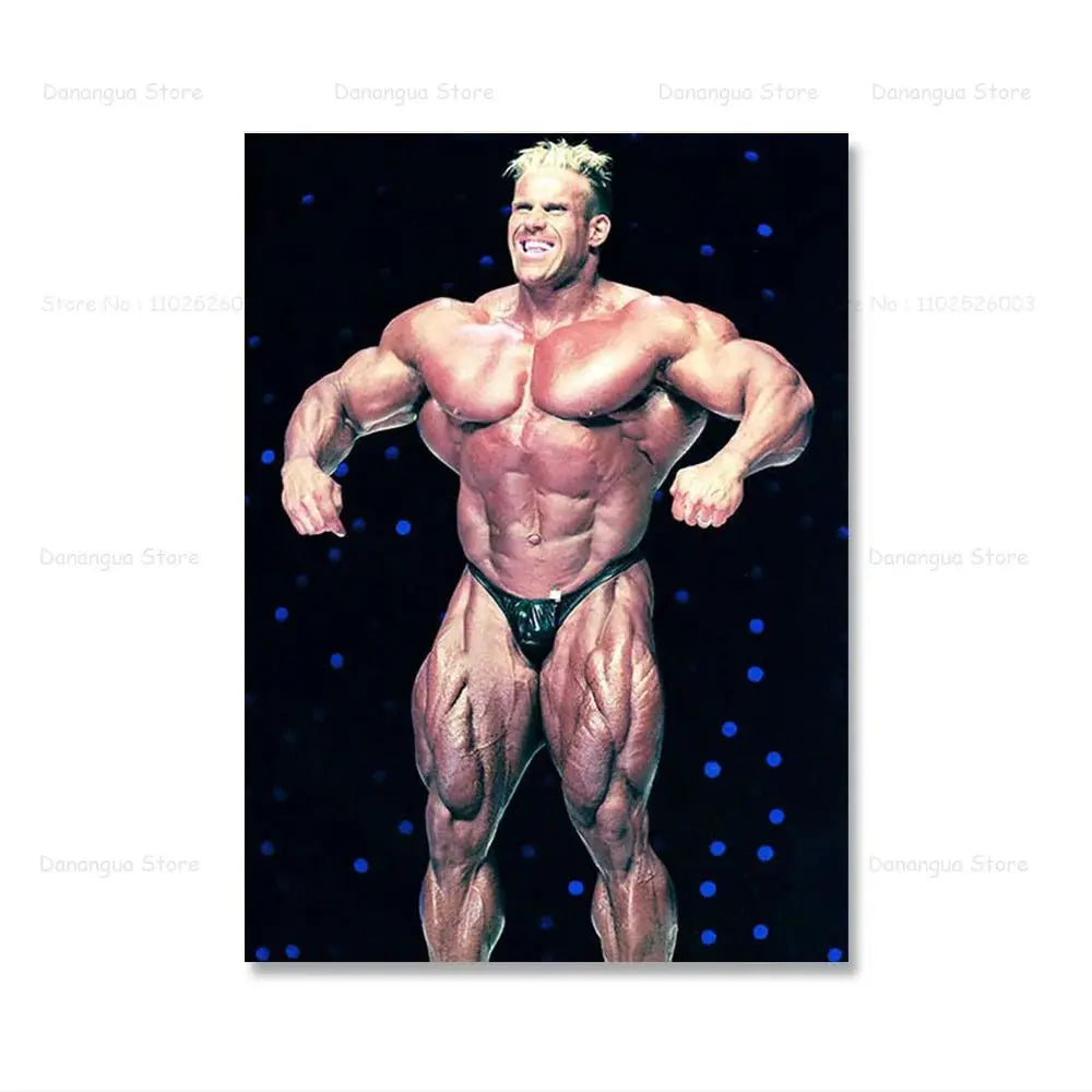Classic Muscle GYM Star Jay Cutler Bodybuilder Poster Poster Prints Wall Art Canvas Painting Picture Photo Gift Room Home Decor