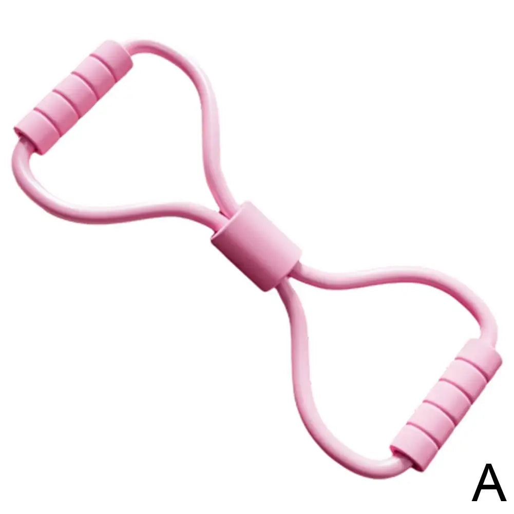 1 Pc 8-word Type Resistance Band Stretch Fitness Elastic Exercise Belt Elastic Arm Band Yoga Women Equipment Fitn G2h5