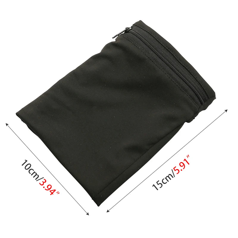 Zipper Running Bags Lightweight Wrist Wallet Pouch for Phone Key Card Sweatband Gym Fitness Sports Cycling Wristband Arm Bag