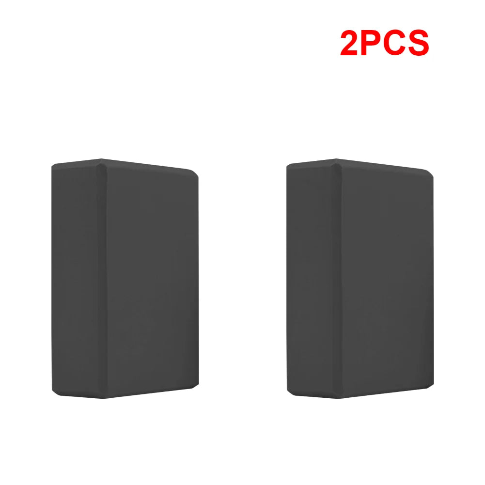 1-5PCS EVA Yoga Block Solid Color Yoga Balance Bricks Moisture-Proof High Density Yoga Blocks Body Shaping Blocks for Meditation