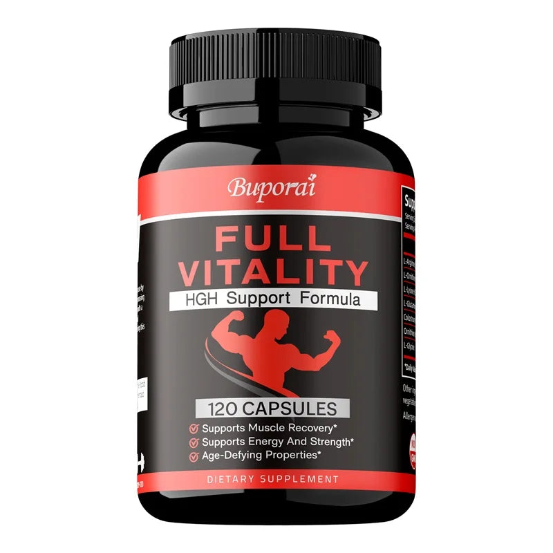 HGH Supplement for Men and Women - Human Growth Hormone Natural Support, Muscle Building, Muscle Growth, Post Workout Recovery