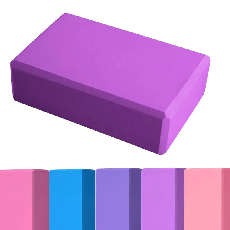 1PC Yoga Building Blocks Cubes Reinforcement Mats Sports Pilates Bricks Exercise Home Exercise Equipment Fitness Eva YJZ01
