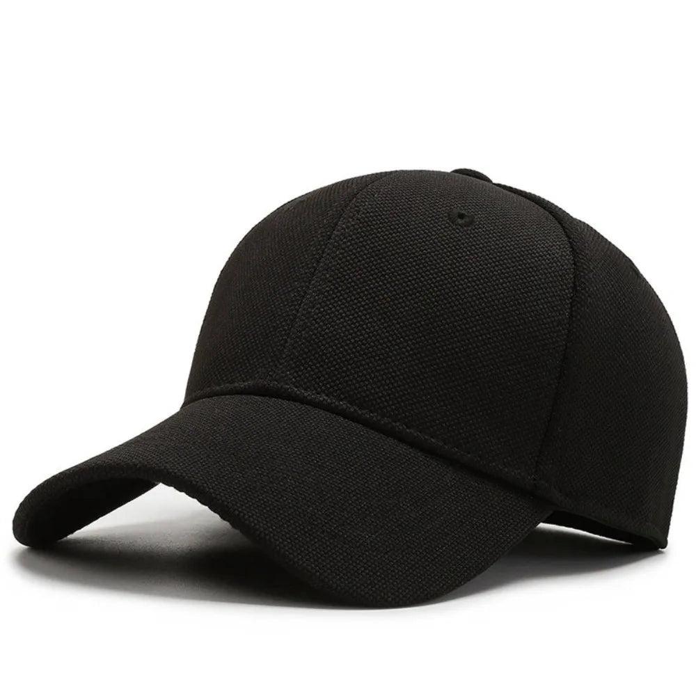 Solid-Color Unisex Breathable Baseball Cap Casual Sunscreen Sun Protection Hat Cotton Versatile Hip Hop Snapback Hat Sports