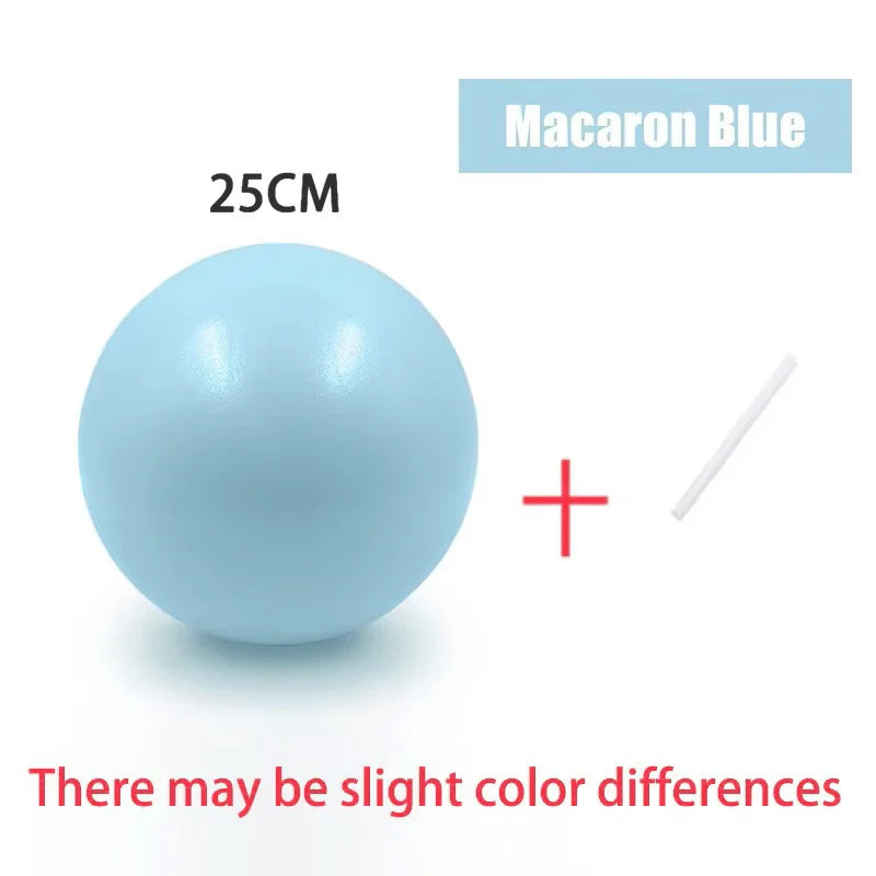Women Gym Yoga Fitness Ball Thickening Type Anti-explosion Diameter 25/55/75cm Pilates Workout Mini Ball Sculpting Legs And Hips