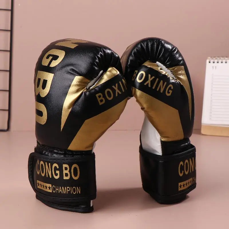 6oz Kids Boxing Gloves Breathable PU Leather for Muay Thai Karate Training Sparring