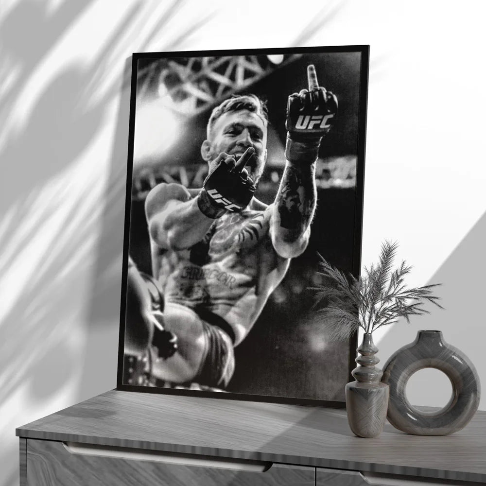Inspirational Boxing Conor McGregor Professional Boxers Poster Canvas Print Painting Wall Decor Wall Art Gym Room Decoration