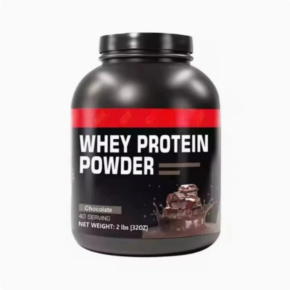 Whey Protein Powder 2lbs - 80% Protein, Gold Ratio Whey for Muscle Growth & Recovery, Vanilla/Chocolate/Strawberry, 40 Servings