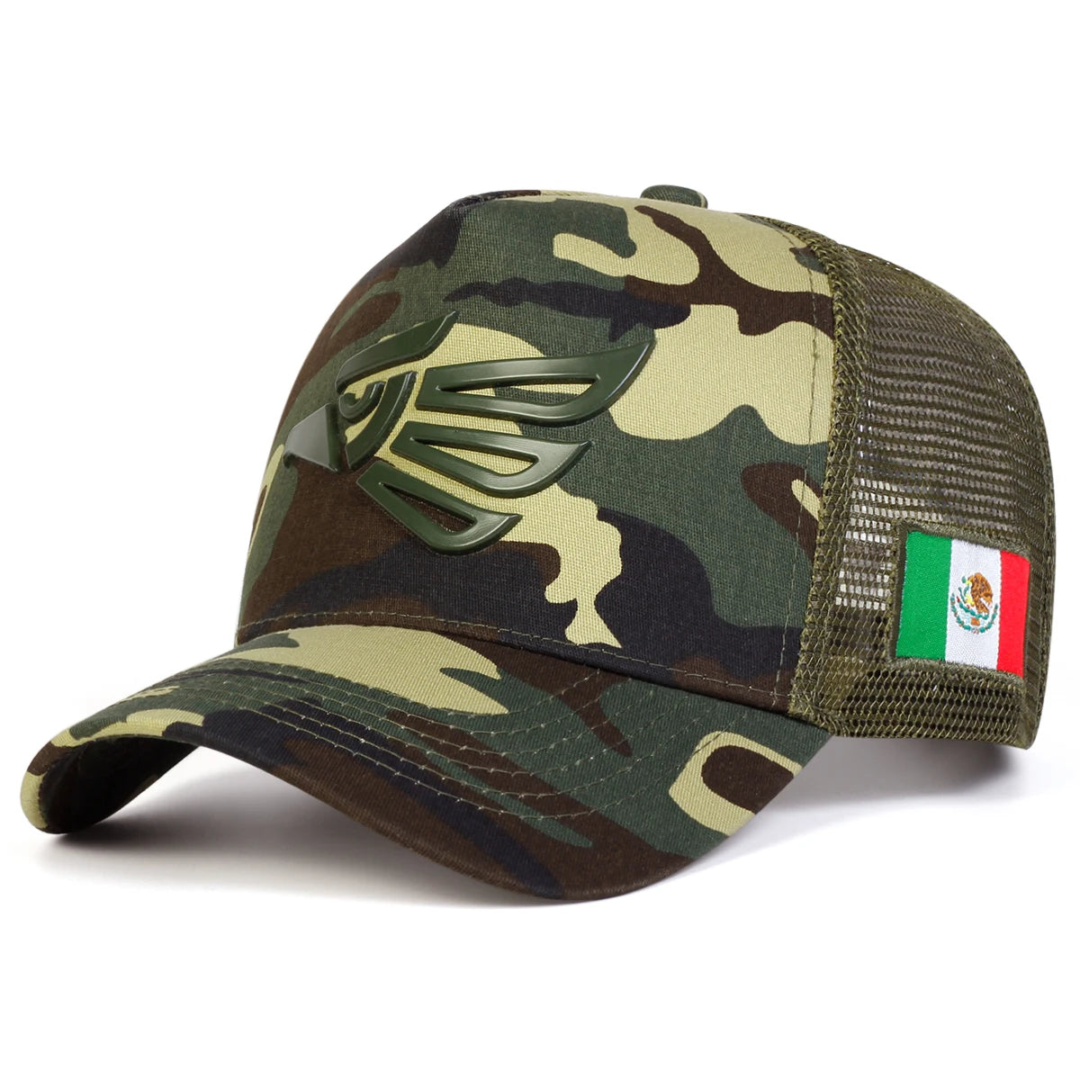 Neutral mexican eagle label baseball cap adjustable casual hat spring and summer outdoor sun hat