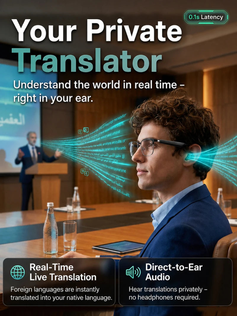 Smart Color Changing Touch and Voice Control AI Glasses