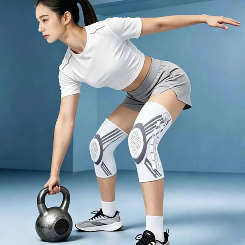 Professional Knee Brace Patella Support Joint Pain Relief Meniscus Support Compression Sleeve for Running Basketball Men Women