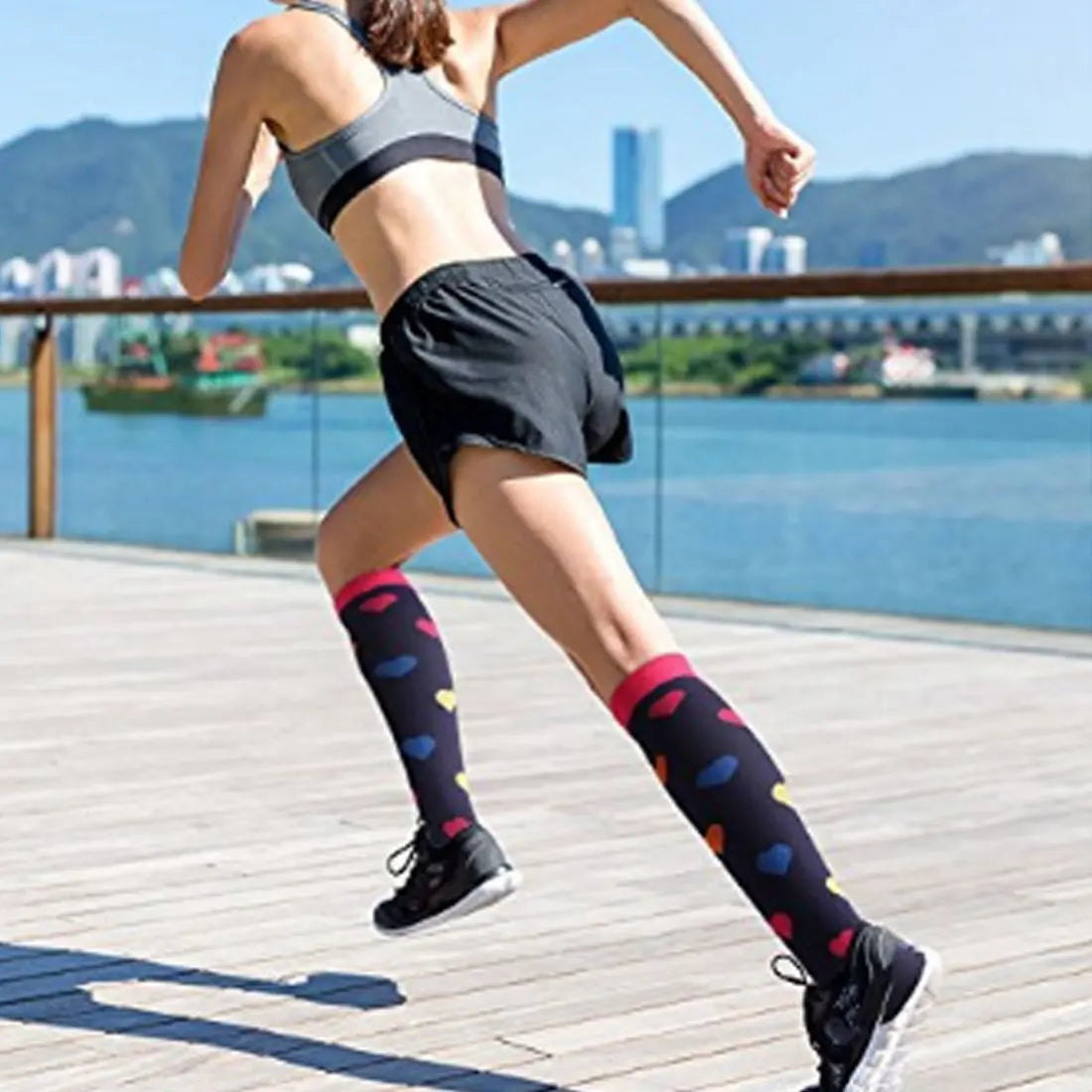 Compression Stockings Women Men 20-30 Mmhg Medical Nursing Varicose Veins Edema Diabetes Pregnancy Socks Basketball Golfs Sport
