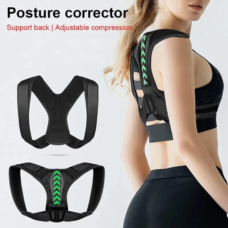1pcs Adjustable Posture Corrector 1pcs Upper Back Brace Neck Shoulder Support Belt for Women And Men Spine Back Support