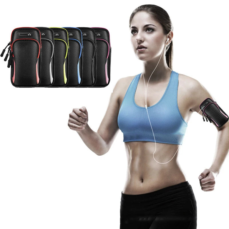 Universal Running Armband Sports Armband Arm Bag Pouch Phone Case Holder Mobile Waterproof Wrist Band