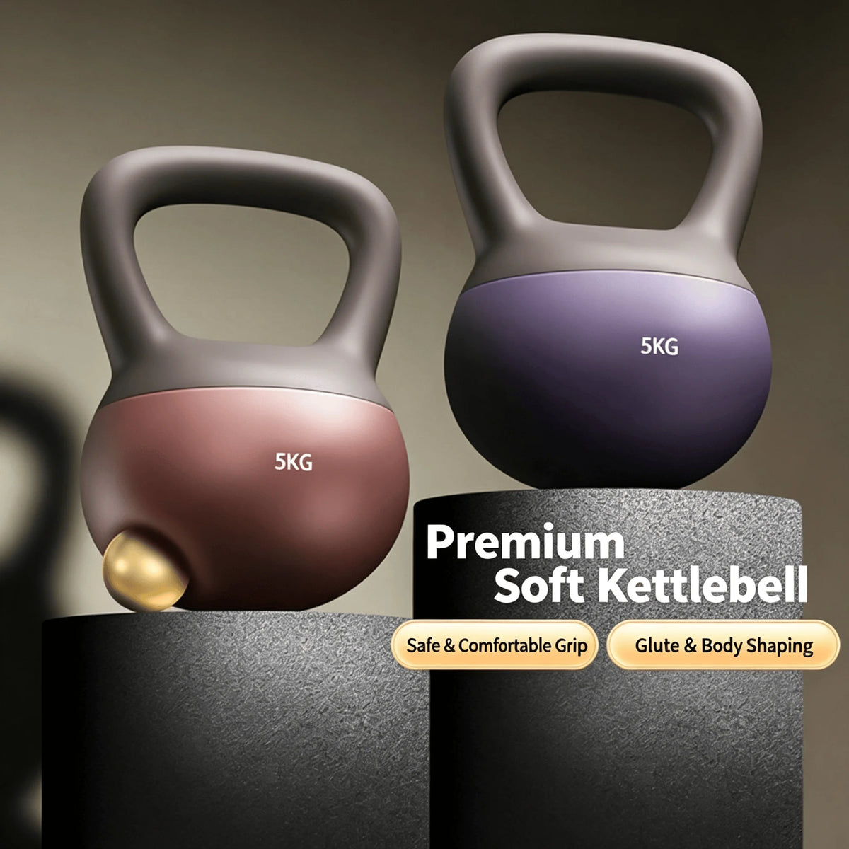 1 pcs Non‑Slip Soft Kettlebell for Strength Training