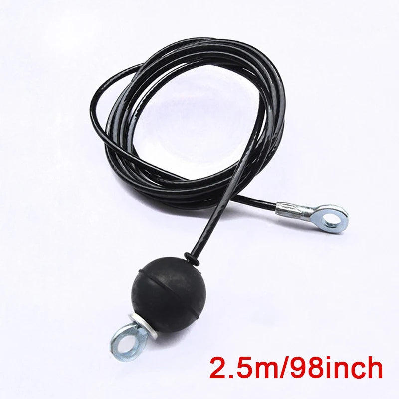 2M/2.5M/3M/4M/5M/6M/7M Gym Wire Rope Heavy Duty Steel Wirerope For Home Cable Machine Thick 5mm Rope Fitness Pulley Accessories