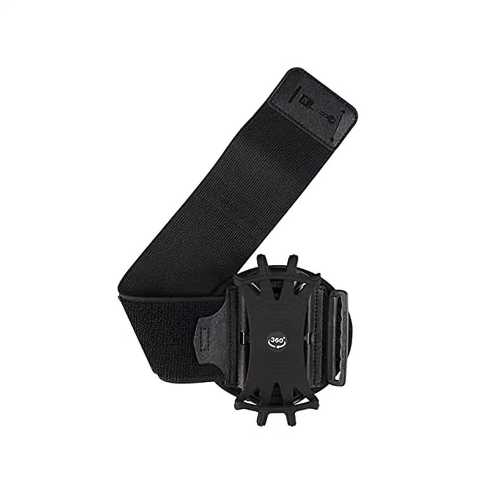 Wristband Phone Holder Mobile Removable 360°Rotating Running Phone Wrist Bag Takeaway Navigation Arm Bag for Fitness Cycling