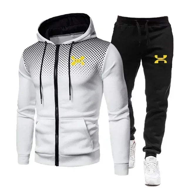 2025 Fashion Tracksuit For Men Hoodie Fitness Gym Clothing Men Running Set Sportswear Jogger Men'S Tracksuit Winter Suit Sports
