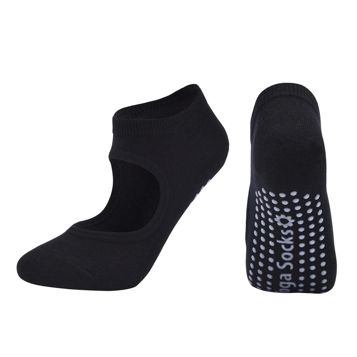 EU 35-42 Silicone Anti-Slip Backless Yoga Socks Women Pilate Socks Indoor Dance Ballet Fitness Sports Socks for Fitness Gym