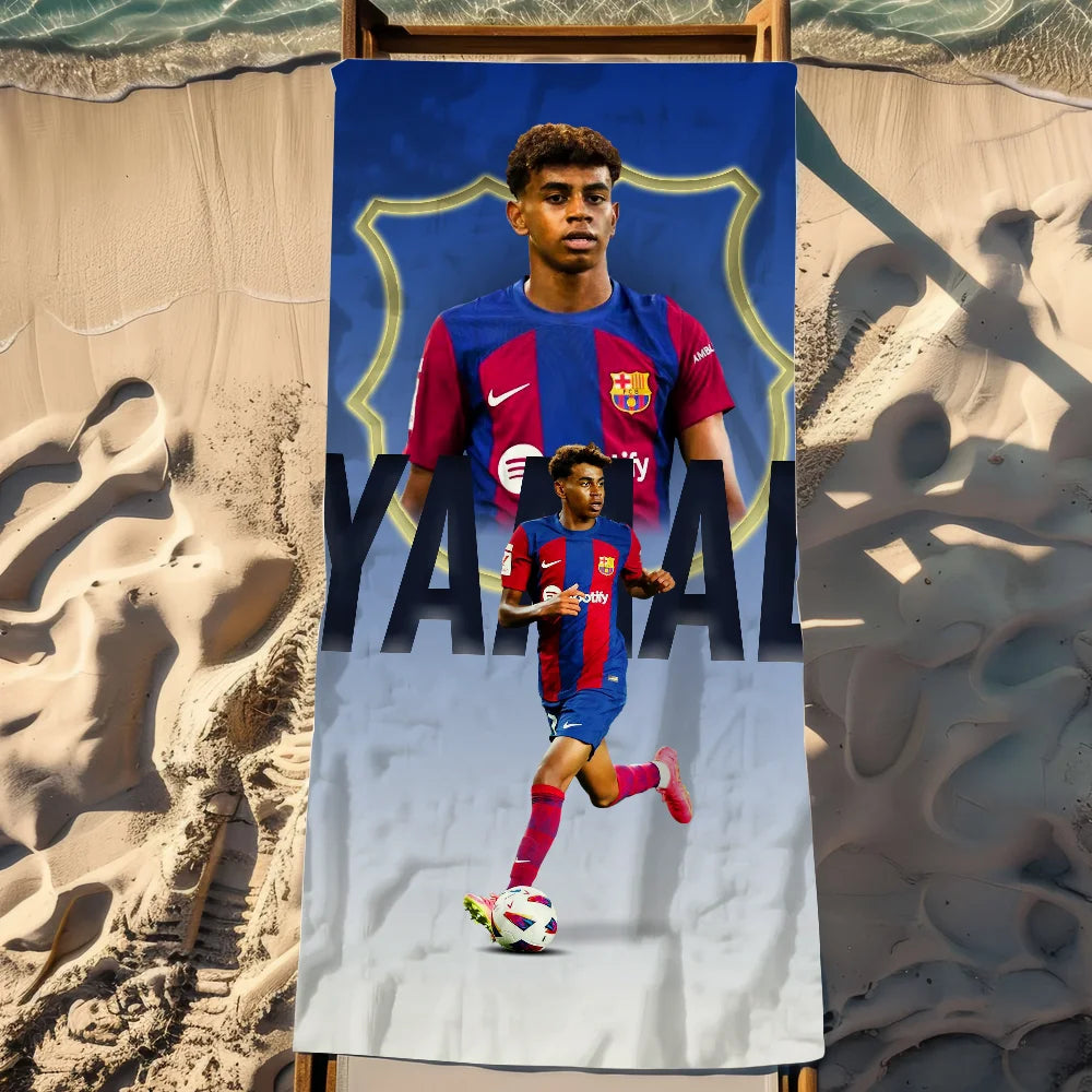 Towel Cool For Travel Gym Shower L-Lamine Football Star Camping Y-Yamal Quick Dry Sports Large Beach Towels Soft Pool Gift
