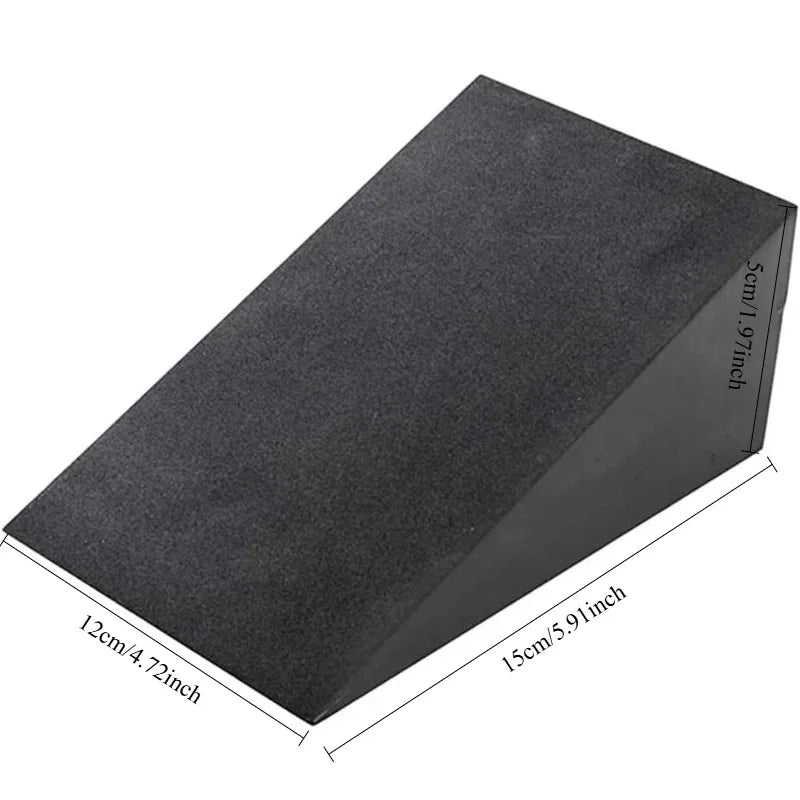 1Pair 15x12x5cm for Yoga Block Squat Yoga Stretching Inclined Board Wedge Slant Board, Calf Stretcher, Balance Pad Foam Wedge