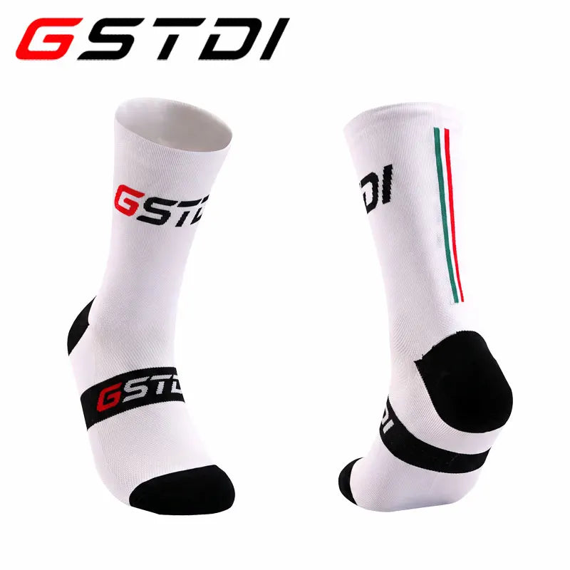 GSTDI New Cycling Socks High Quality Compression Men Bike Outdoor Women Running Professional Sports Running
