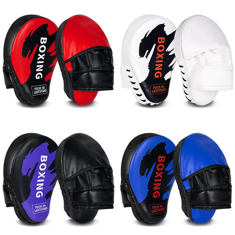 1Piece Boxing Pads for Men, Women,& Kids,PU Leather Focus Mitts for Martial Arts, Boxing Training,Curved Punch Mitts for Karate