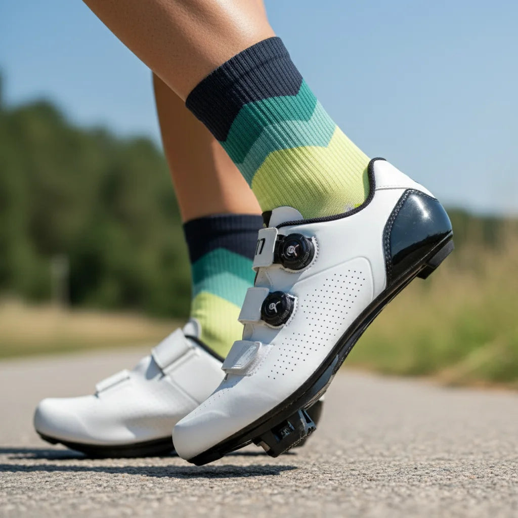 GKRQ 10 pairs Professional Cycling Socks Breathable Road Bicycle Socks Men Women Outdoor Sports Racing e Compression Cycling Fo