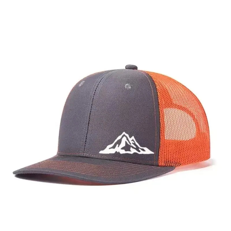 High Quality Neutral hat Casual Printed Baseball Cap Adjustable Trucker Mesh Hat Lightweight Outdoor Sports Sun Dad Cap Mesh Hat