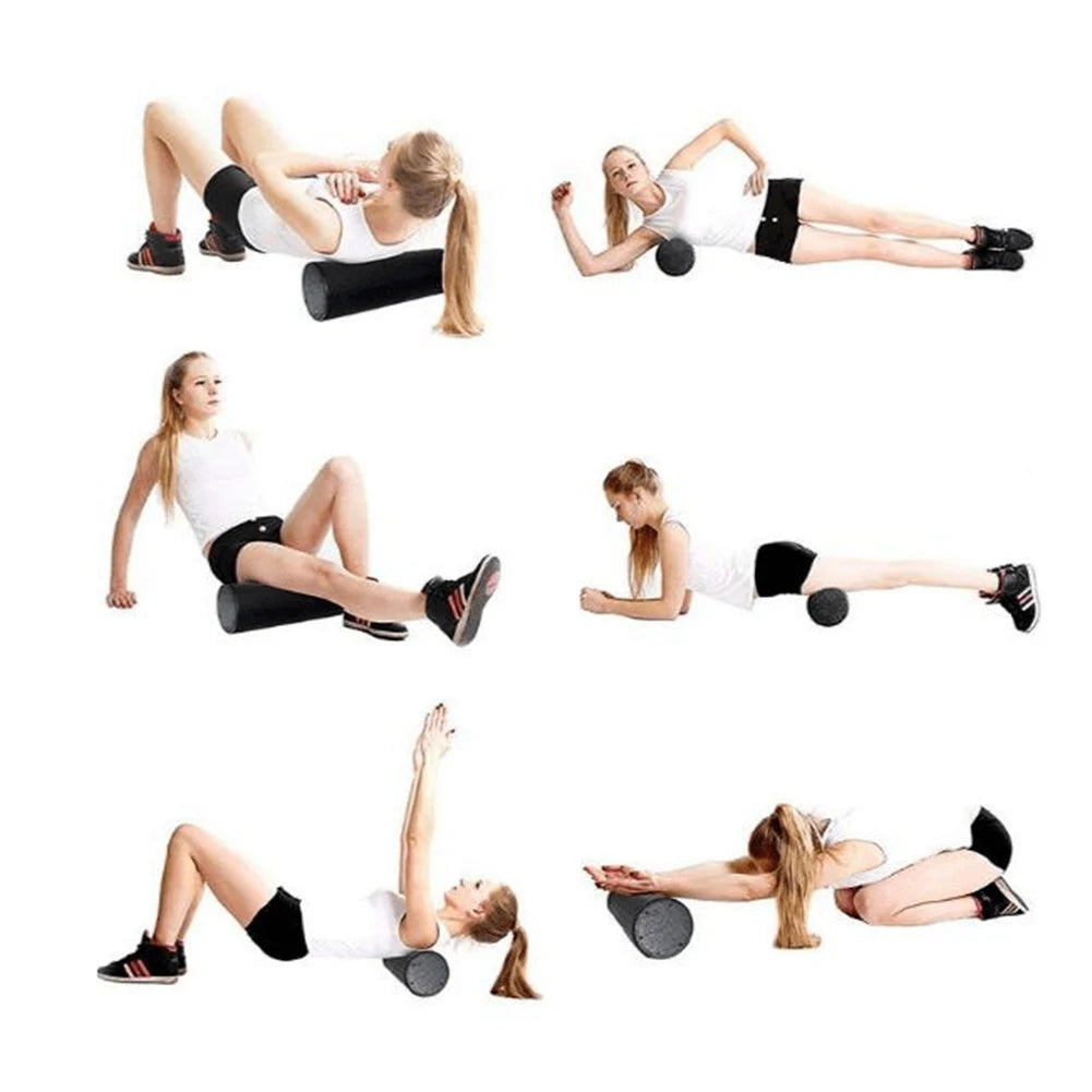 Pilates Foam Roller Yoga Foam Roller 30/45CM Exercise Equipment Massage Roller for Women/Men Muscle Relaxation