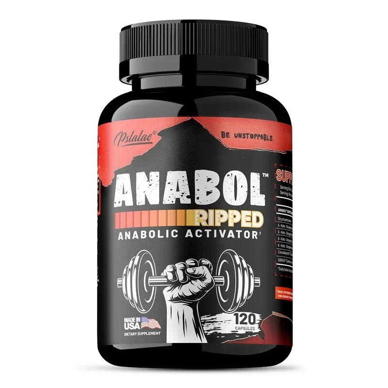 Anabol Ripped Supplement - Helps Build Lean, Firm, High-quality Muscle, Promoting Muscle Growth, Recovery & Strength Enhancement