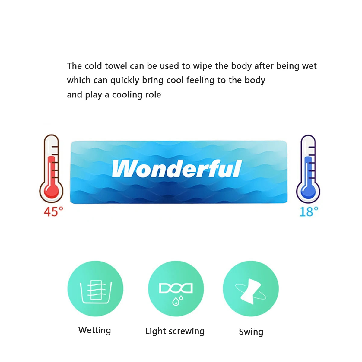 1Pc Quick Drying Towel Breathe Cold-feeling Towel Sweat-absorbent Towel For Sports Fitness Running Gym Yoga Soft Microfiber Towe