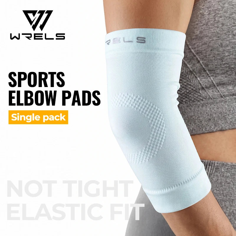 WRELS Elbow Brace Compression Arm Sleeve Breathable Ultralight Elbow Support Non Slip Men Women Basketball Gym Elbow Protector