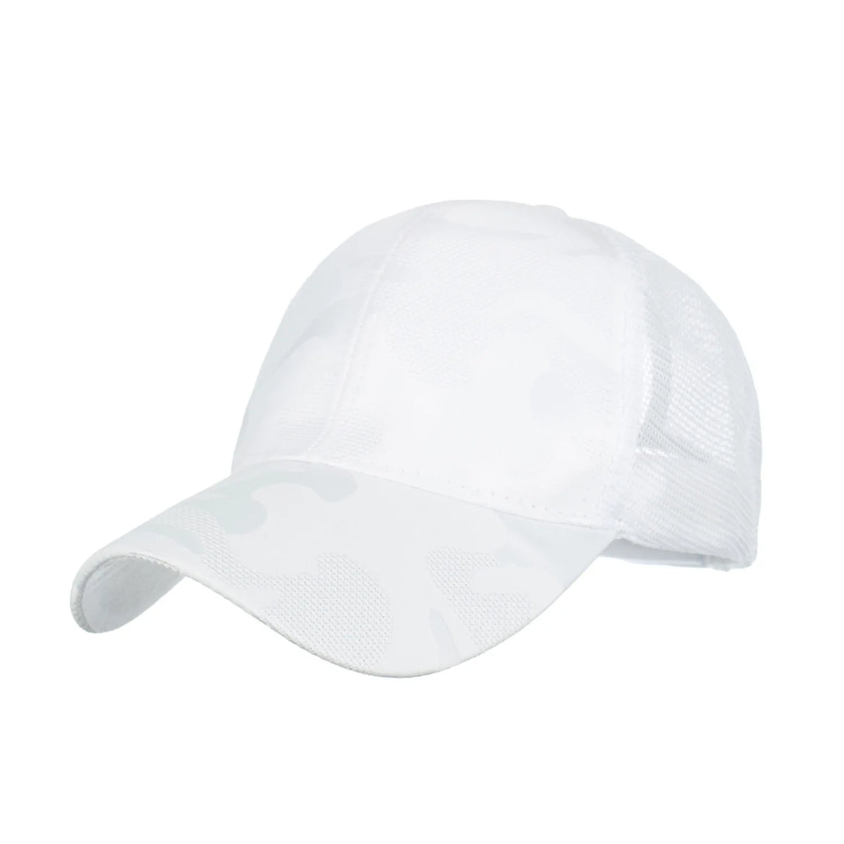 Summer Mesh Baseball Caps for Women Men Adjustable High Ponytail Hats Messy Cap Quick-Drying Hollow Snapback Sports Baseball Hat