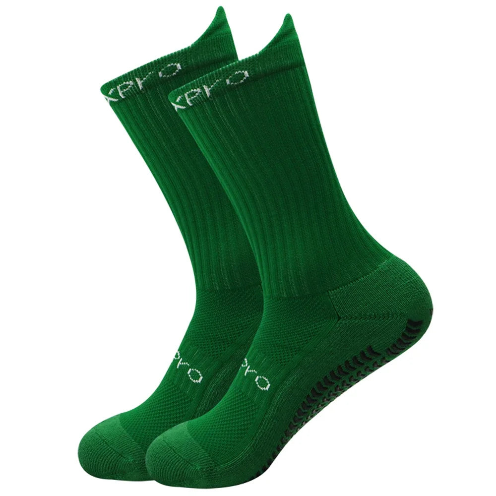 1 Pair Football Socks Anti Slip Football Socks Bicycle Socks Anti Slip Football Basketball Tennis Sports Socks
