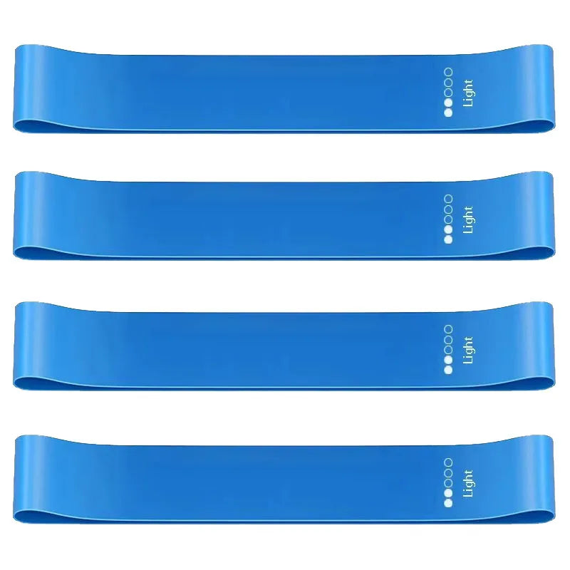 1/2/4 pcs Yoga Resistance Rubber Bands Fitness Elastic Bands Gym Strength Training Pilates Latex Elastic Bands Indoor Equipment