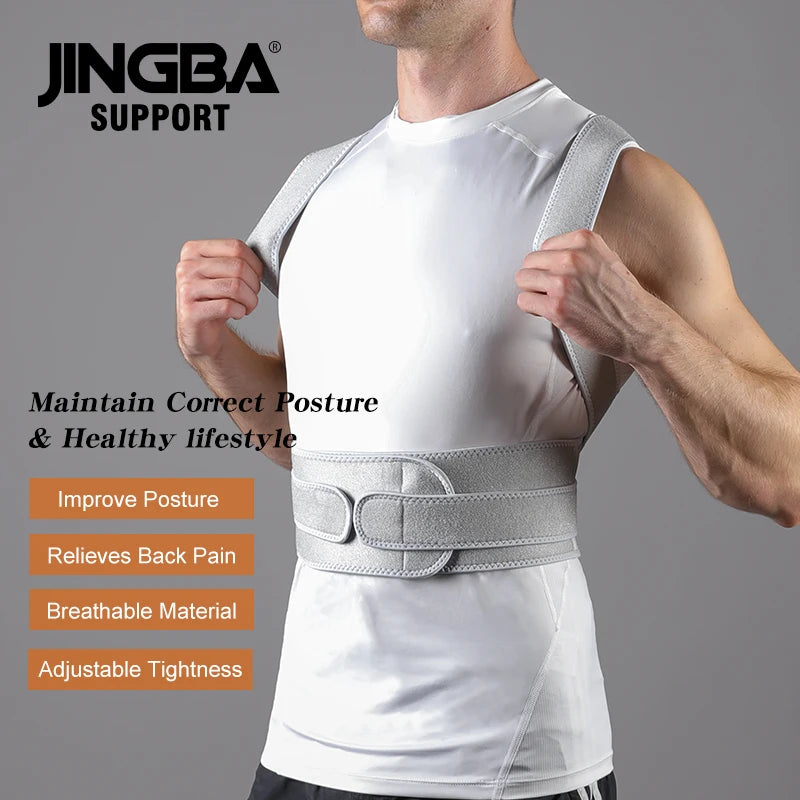Back Posture Corrector Anti-Camel Correction Belt Sitting Posture Correction Belt Back Orthopedic Adjustable Correction Belt New