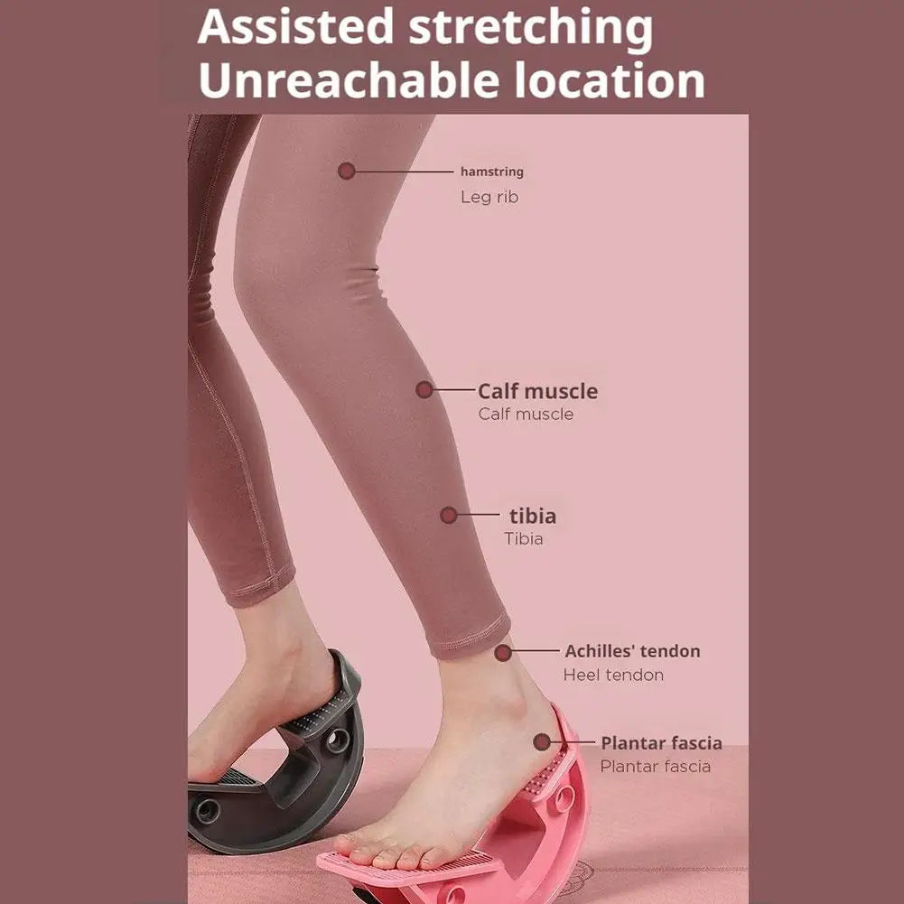 Foot Stretcher Rocker Arm Calf Ankle Stretching Board Stretching Yoga Fitness Yoga Fitness Curved Stretching Tool