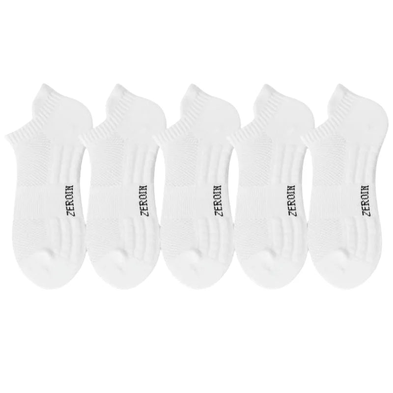 5Pairs Men's Cotton Sports Socks Breathable Sweat Absorbent & Odor-Resistant High Quality Women's Sock Comfortable Unisex sox
